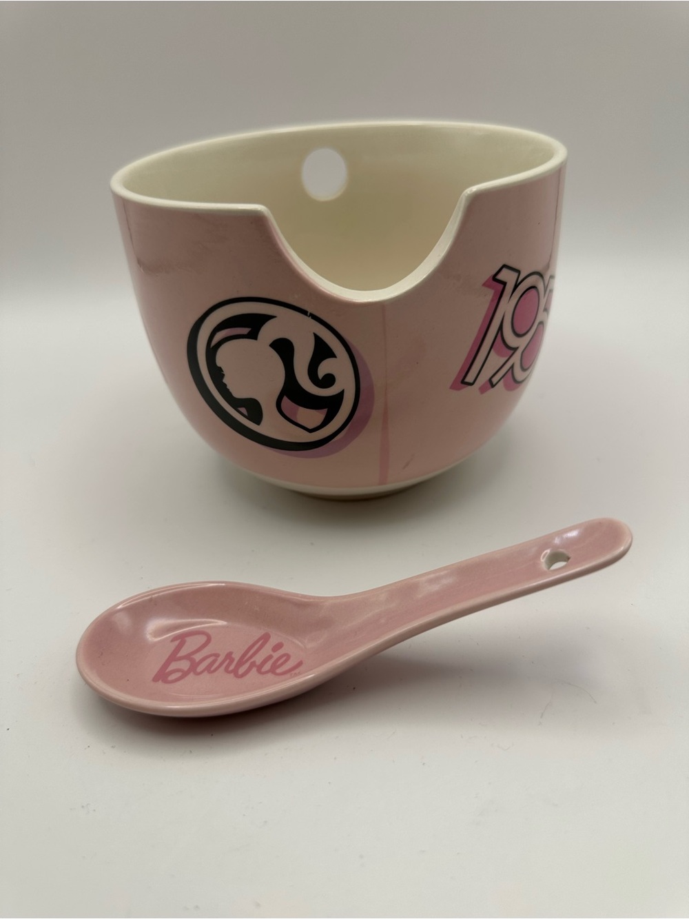 Barbie Ramen Noodle Bowl With Spoon No Chopsicks